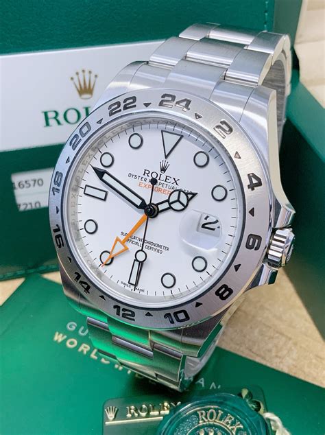 rolex explorer ii white 42mm|Rolex Explorer II 42mm price.